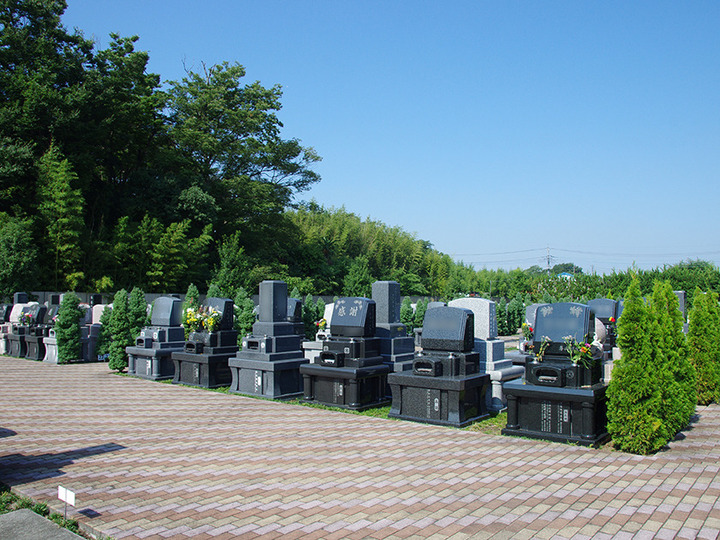 やすらぎの杜の墓　通常区画全体
