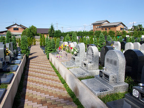 やすらぎの杜の墓石の形が限定された区画