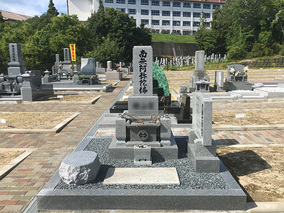 御薗宇やすらぎ墓苑の墓石の形が限定された区画