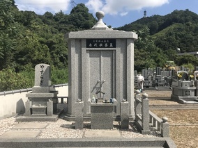 己斐城山墓苑の永代供養　永代供養墓全体写真