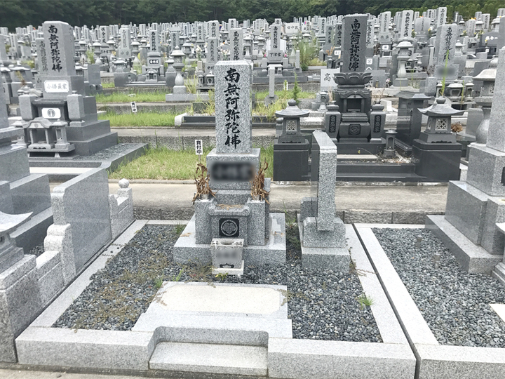 東広島市営　ひがしひろしま墓園の墓石の形が限定された区画
