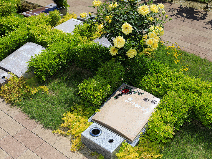 ふれあいの杜　天空の墓石の形が限定された区画