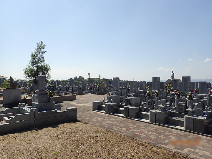 奈良中央墓園の全体写真