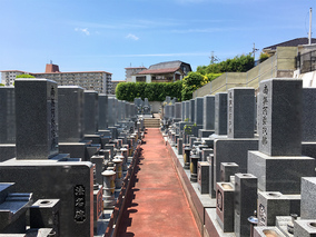 光明寺浄苑の墓　通常区画全体