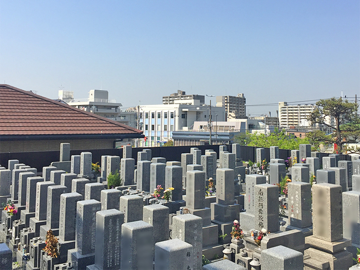 城山墓園の全体写真