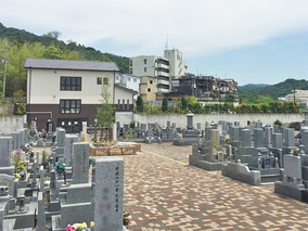 奈良中央墓園の墓　通常区画全体