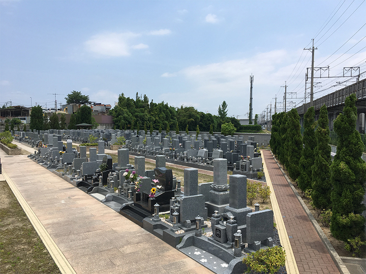 北大阪霊園の全体写真
