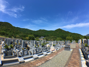 和田寺霊園の墓　通常区画全体