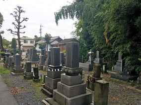 覚王院墓苑の全体写真