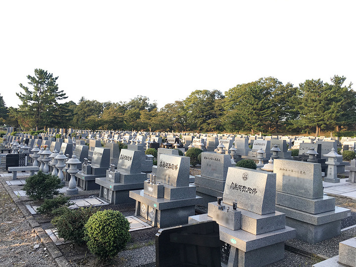 富山市営　富山霊園の全体写真