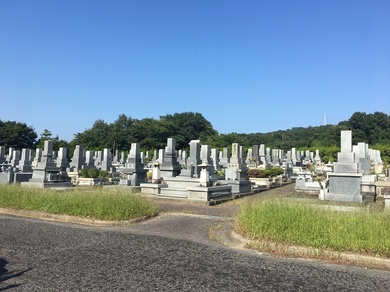 高岡市営　二上霊苑の外観