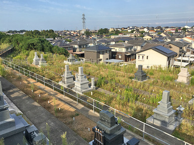 吉祥寺　新東墓地の外観