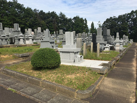 砺波市営　赤坂霊苑の墓　通常区画全体