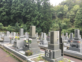 南越前町営　南条霊園の墓　通常区画全体
