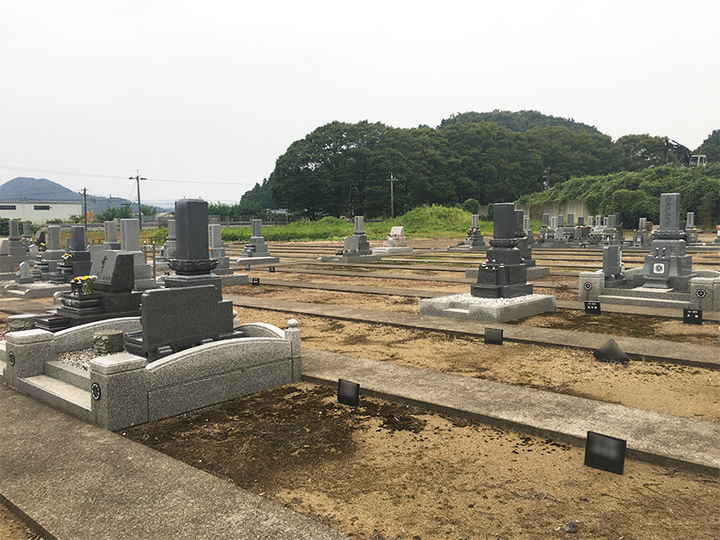鉾ヶ崎墓地公園　しらゆりの杜の墓　通常区画全体