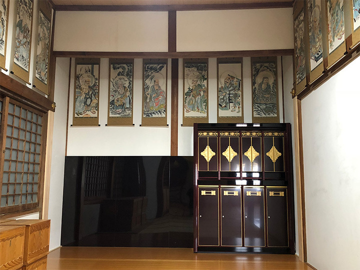 大源寺の納骨堂　納骨施設全体