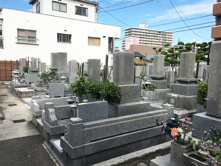 宝林寺墓苑の外観