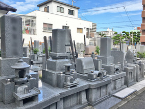 宝林寺墓苑の全体写真