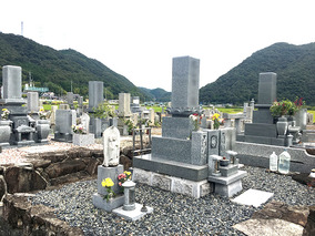和気町営　塩田墓地の全体写真