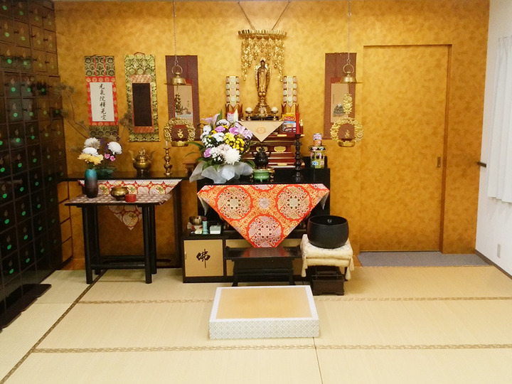 大行寺の納骨堂　集合参拝場所