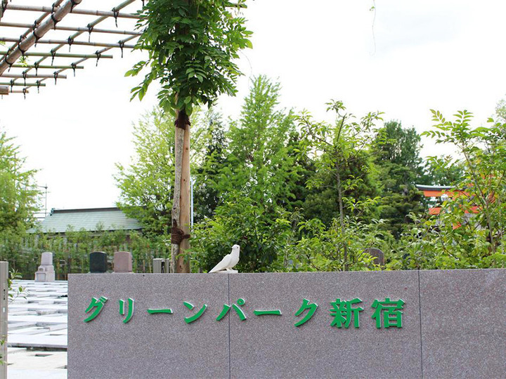 グリーンパーク新宿の入り口