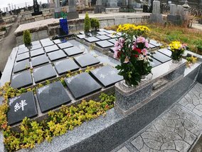 覚王山　北山霊苑の樹木葬　区画全体