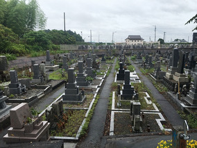 浜松市営　船明墓地の全体写真