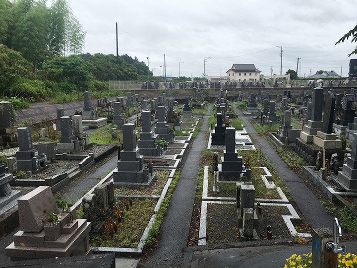 浜松市営　船明墓地の全体写真