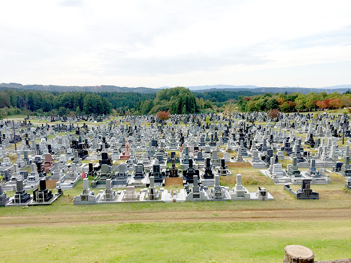 青森市八甲田霊園の全体写真
