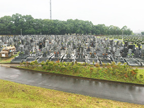 浜松市営　三方原墓園の外観
