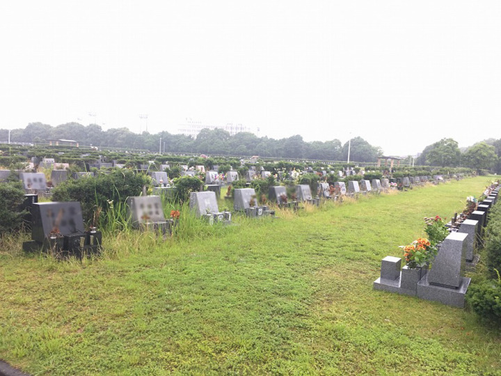 浜松市営　三方原墓園の全体写真