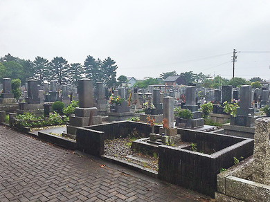 浜松市営　中沢墓園の外観