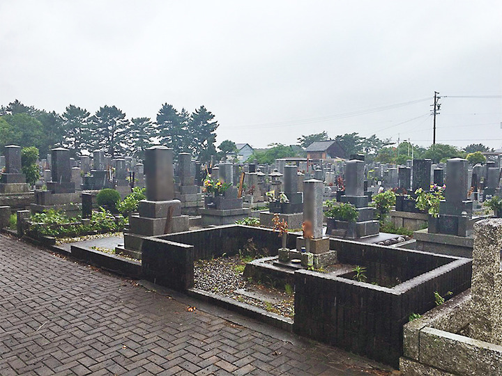 浜松市営　中沢墓園の外観