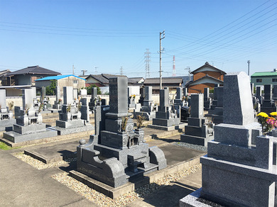 愛西市営　佐屋第２霊園の外観
