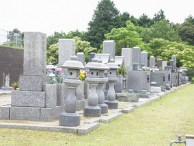 メモリー東出雲墓苑の墓　通常区画全体
