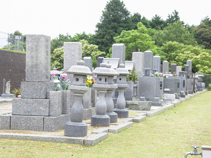 メモリー東出雲墓苑の墓　通常区画全体