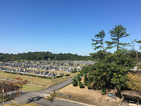 岡崎市営　岡崎墓園の外観