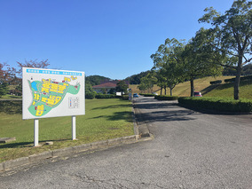 岡崎市営　岡崎墓園の入り口