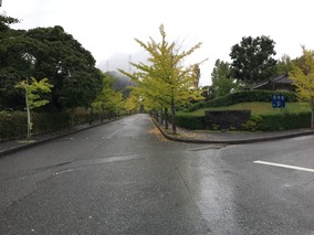下関市営　下関中央霊園の入り口