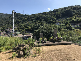 呉市営　警固屋墓地の全体写真
