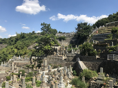 呉市営　室瀬墓地の外観