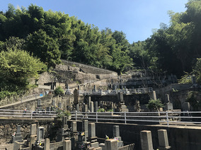 呉市営　室瀬墓地の全体写真