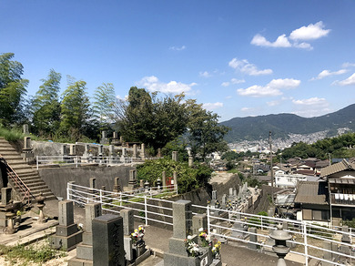 呉市営　神原墓地の外観