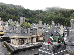 山口市営　御堀霊園の全体写真