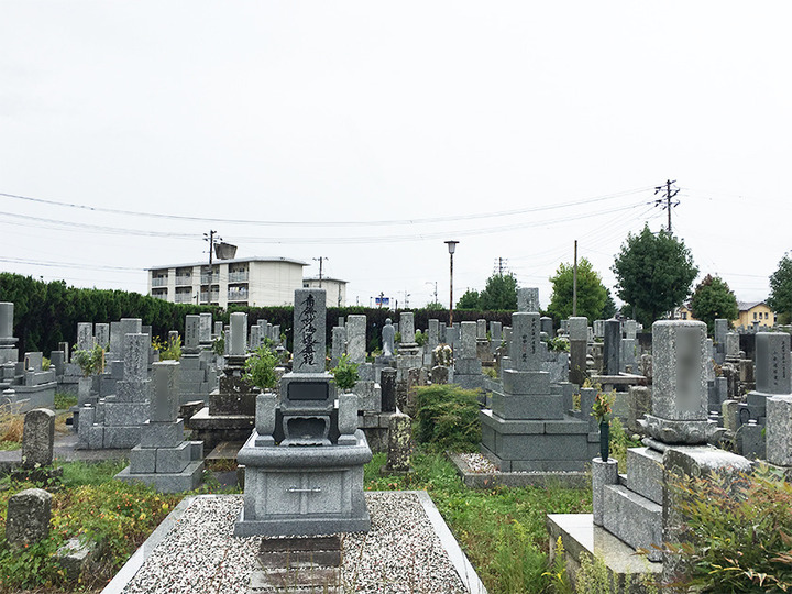山口市営　ふしの第二墓地の全体写真