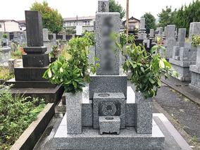 山口市営　ふしの第二墓地の墓　通常区画全体