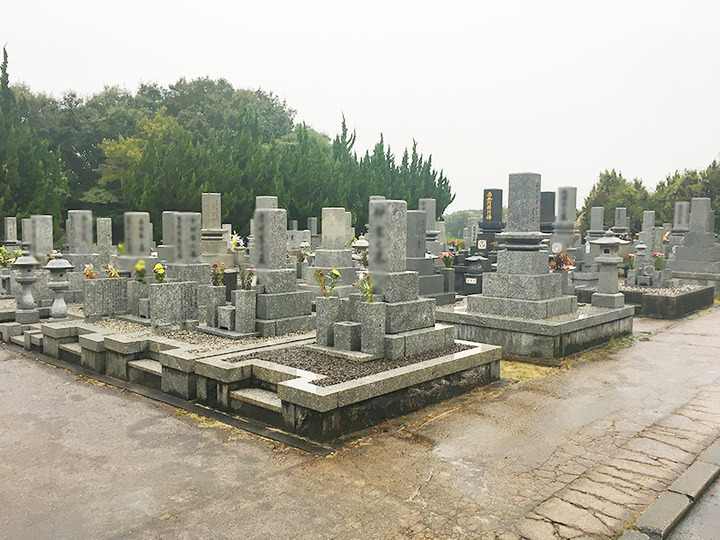 山陽小野田市営　東墓地公園の墓　通常区画全体
