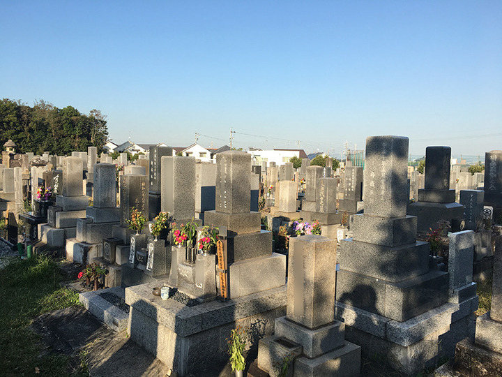 半田市営　北谷墓地の全体写真