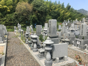 大竹市営　黒川墓苑の全体写真