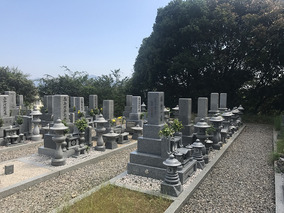 大竹市営　黒川墓苑の墓　通常区画全体